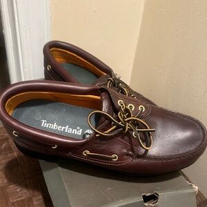 Timberland Men's Dark Brown Boat Shoes